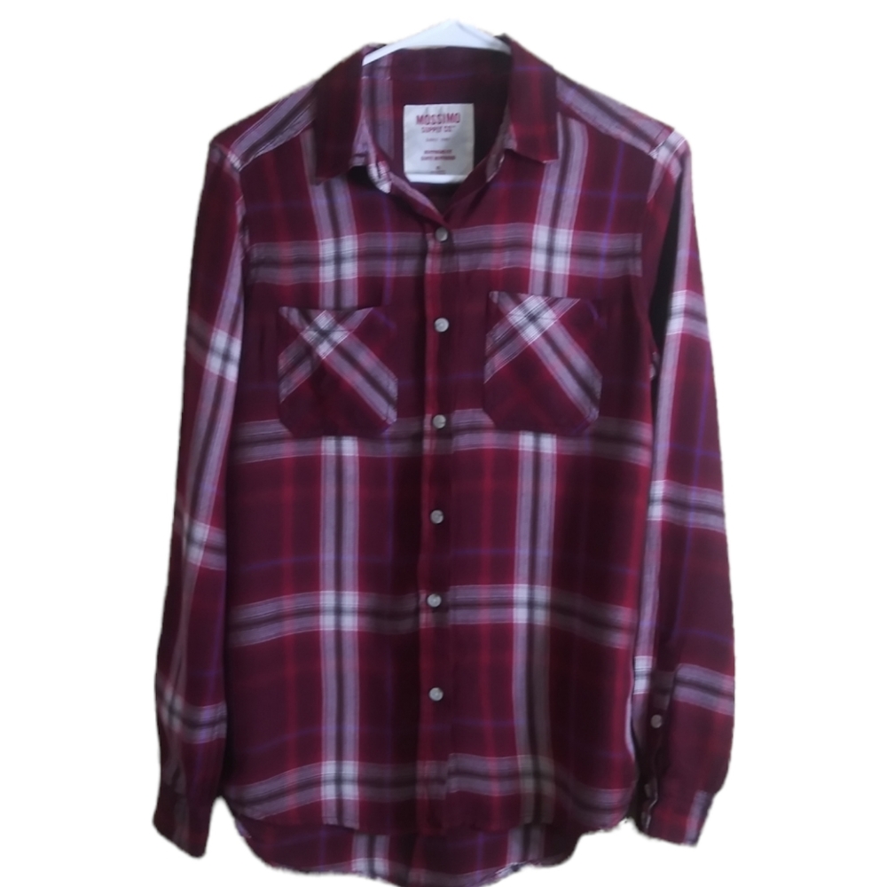 Mossimo Supply Co.  (Boyfriend fit) Burgundy color Shirt